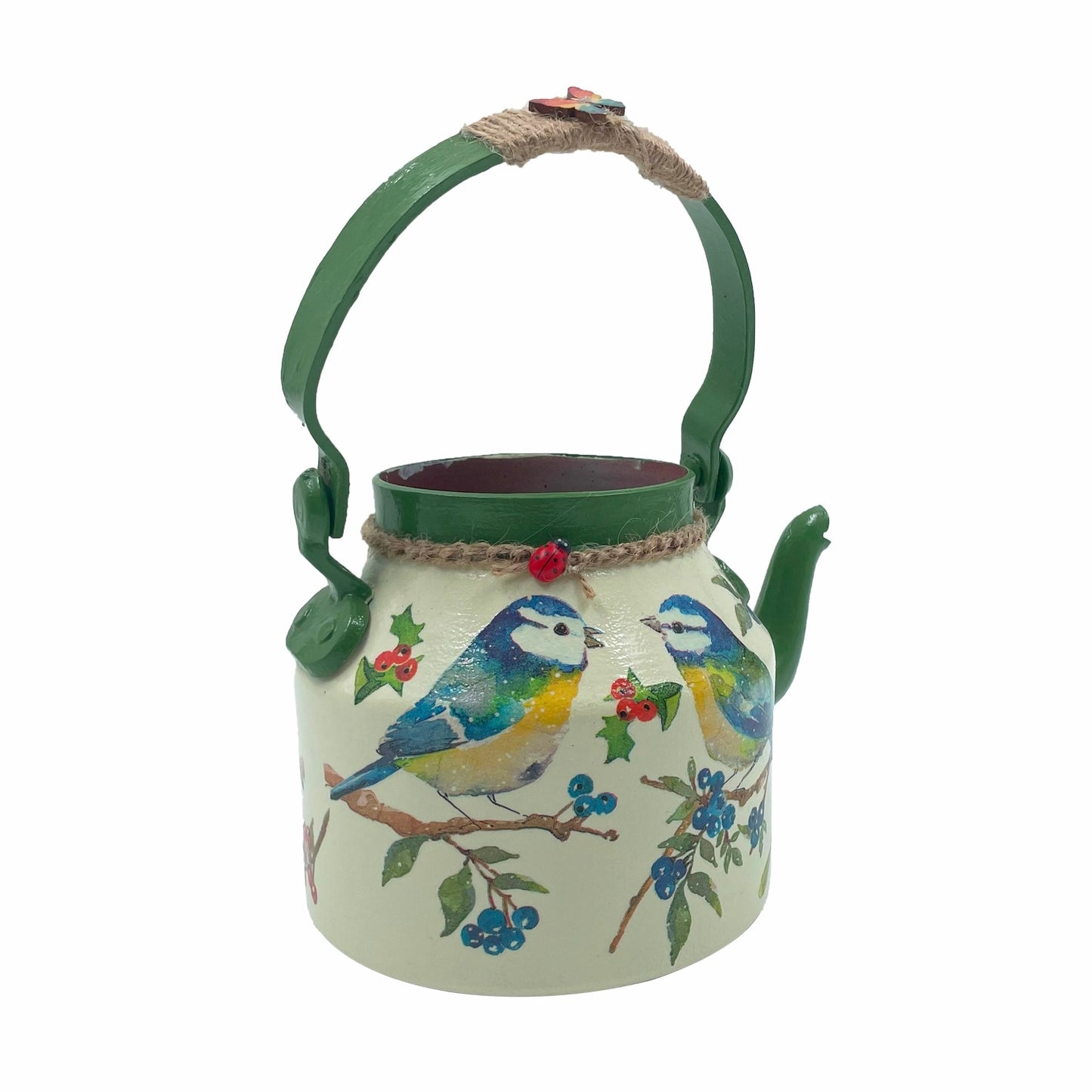 The Weaver's Nest Beautifully Hand Crafted Kettle Planter