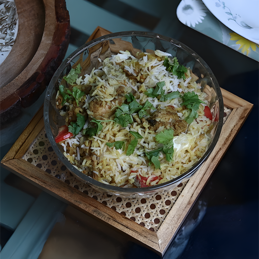 The Weaver's Nest Teak Wood Cane Coasters - Set of Four - Large 8 by 8 Inches