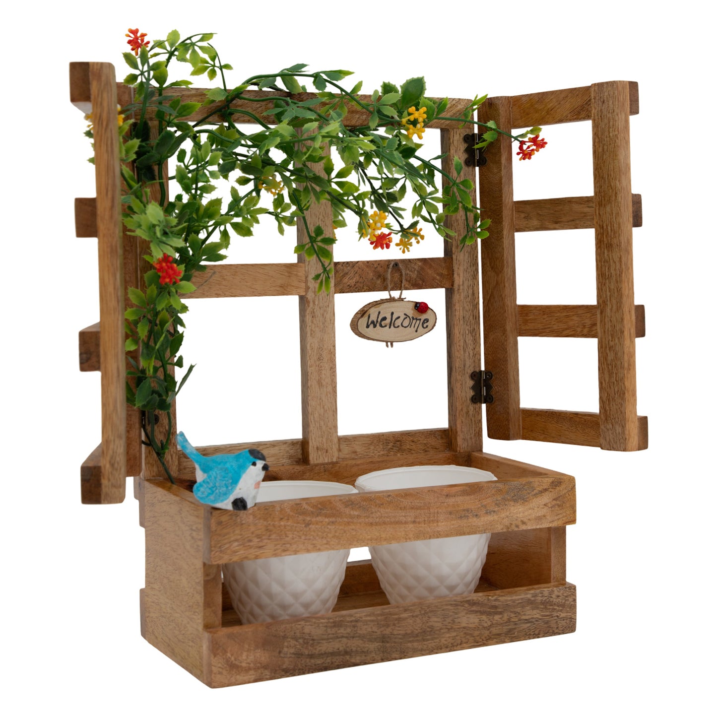 The Weaver’s Nest Wooden Window Planter