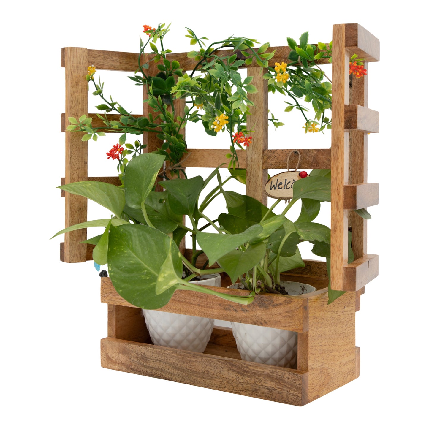 The Weaver’s Nest Wooden Window Planter