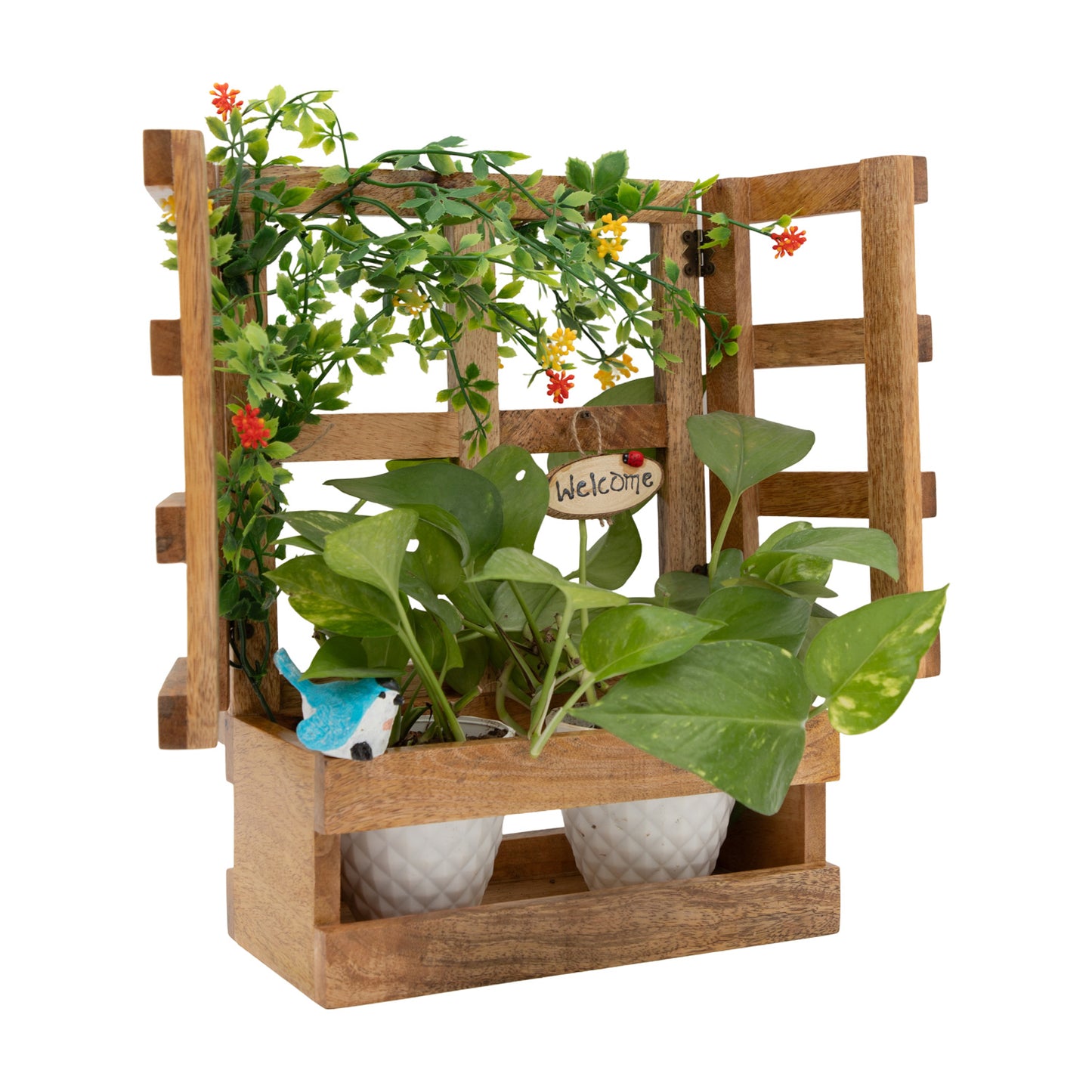 The Weaver’s Nest Wooden Window Planter
