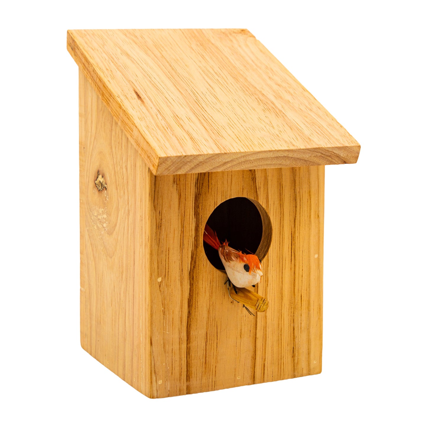The Weaver's Nest Pine Wood Bird House Style 2