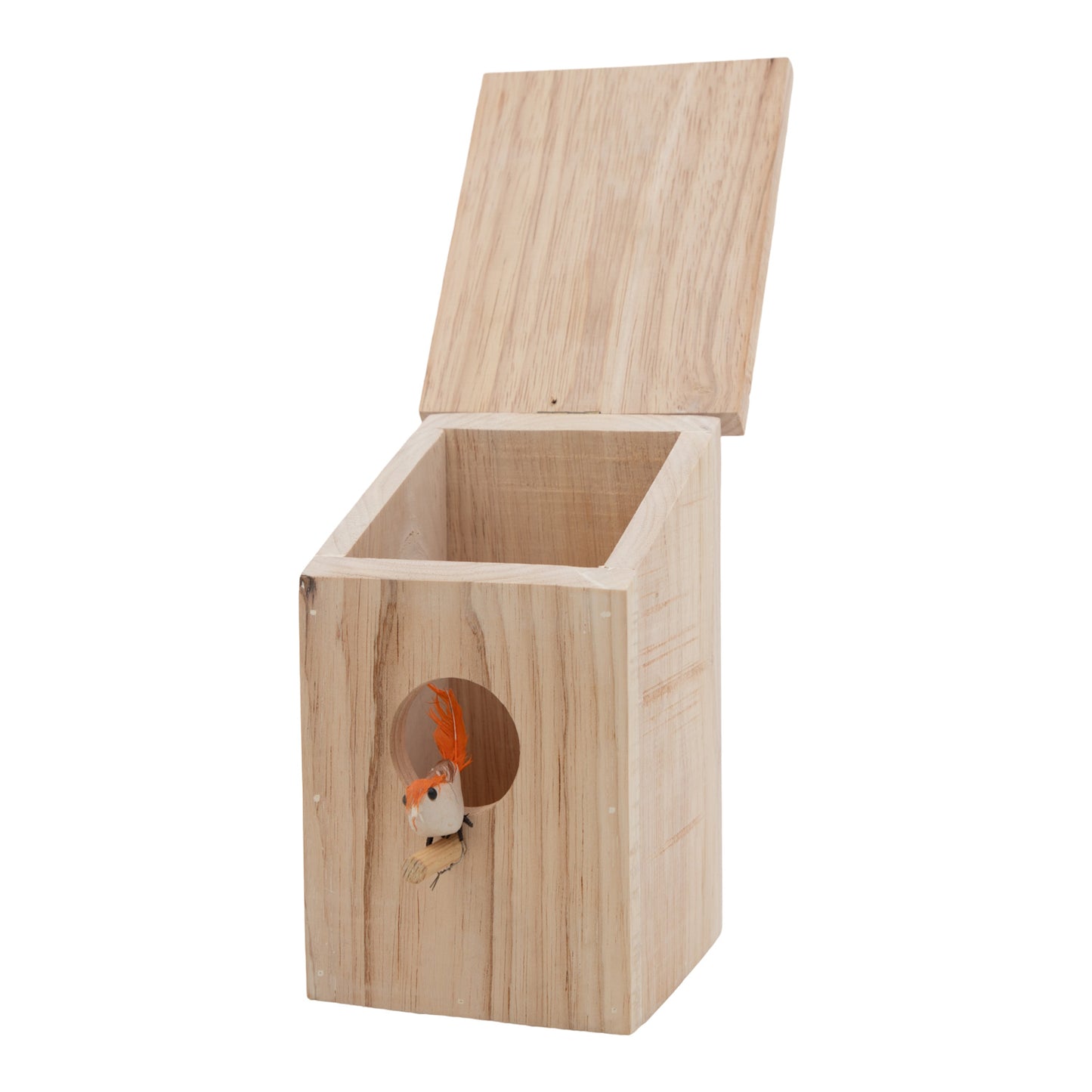 The Weaver's Nest Pine Wood Bird House Style 2