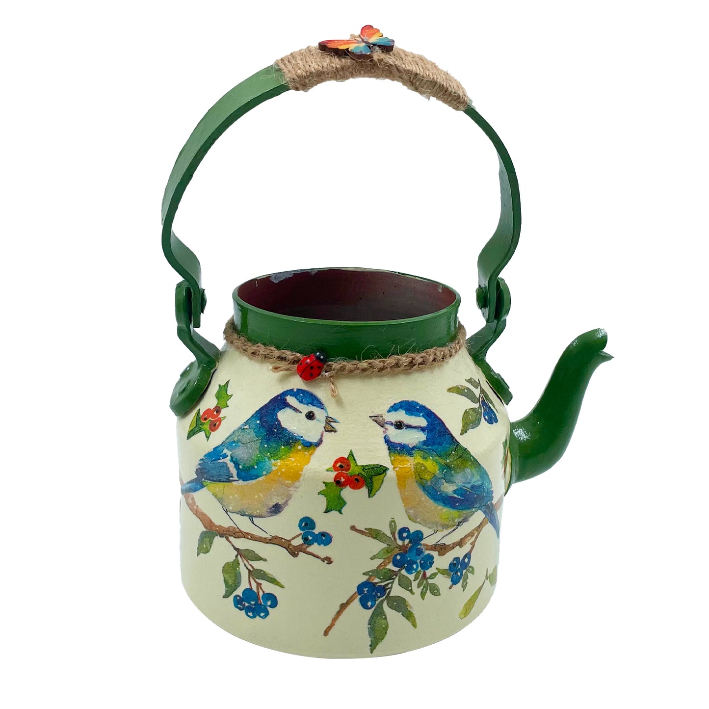 The Weaver's Nest Beautifully Hand Crafted Kettle Planter