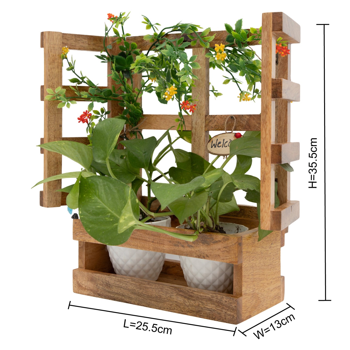 The Weaver’s Nest Wooden Window Planter