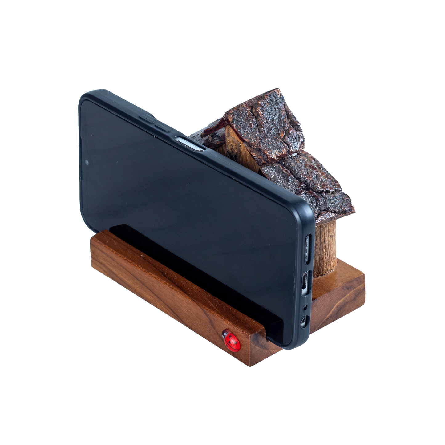 Rustic Houses in a Row Mobile Holder