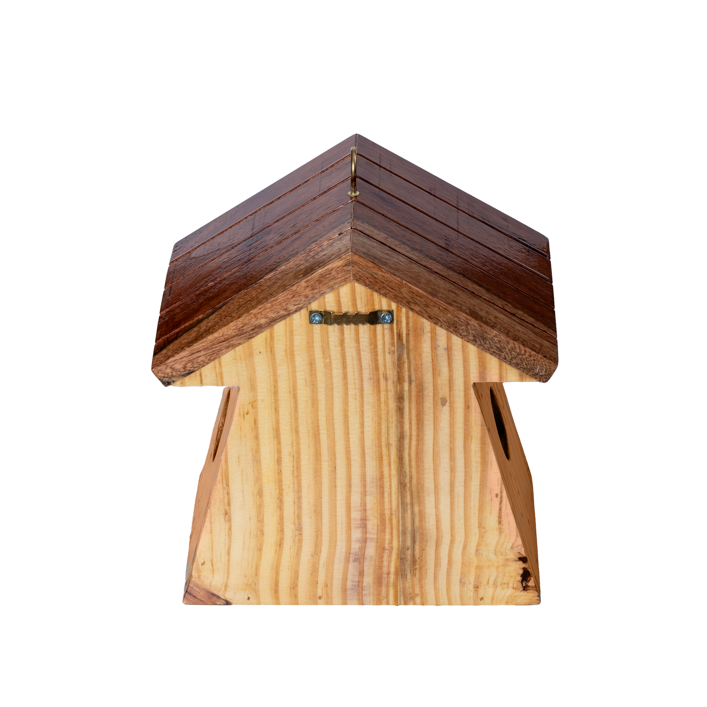 The Weaver's Nest House Shaped Wooden Bird Feeder