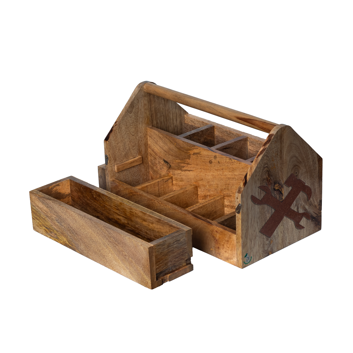 The Weaver's Nest Wooden Tool Box Organizer