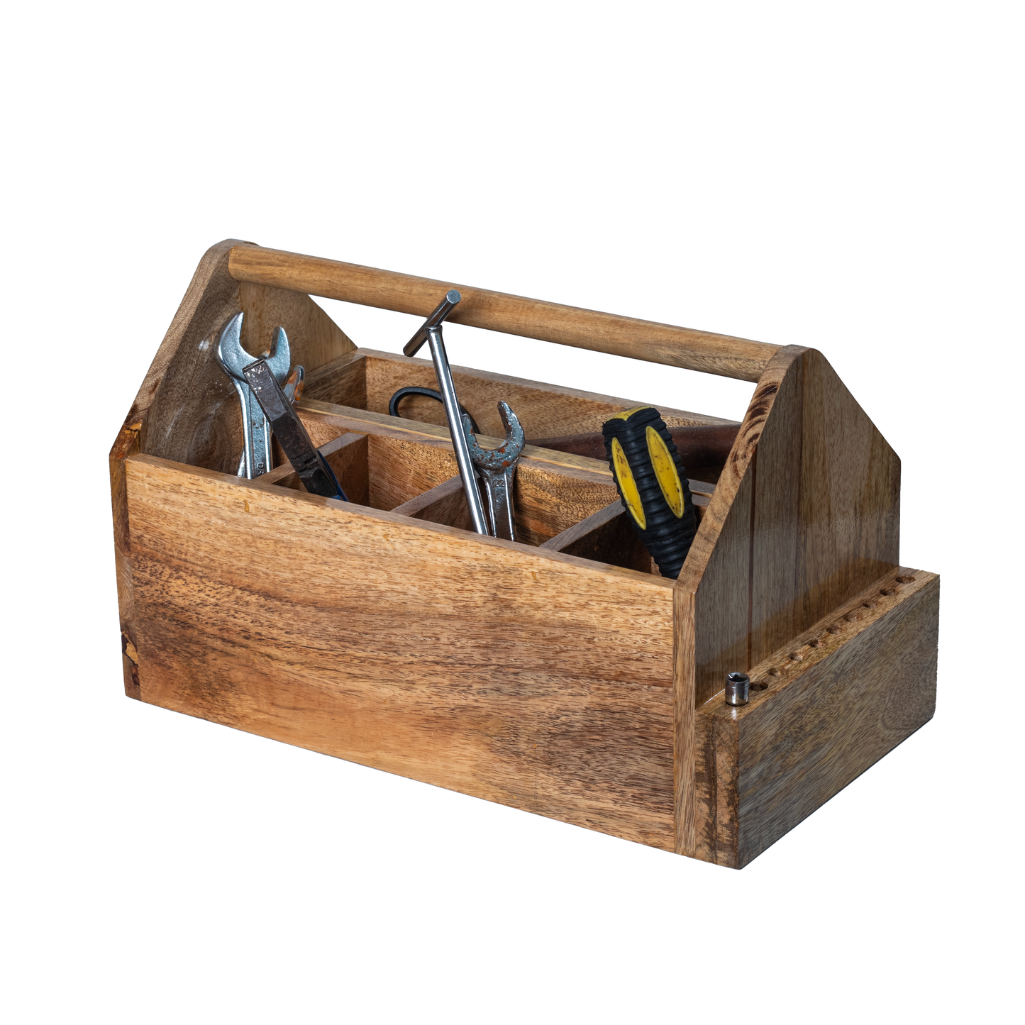 The Weaver's Nest Wooden Tool Box Organizer