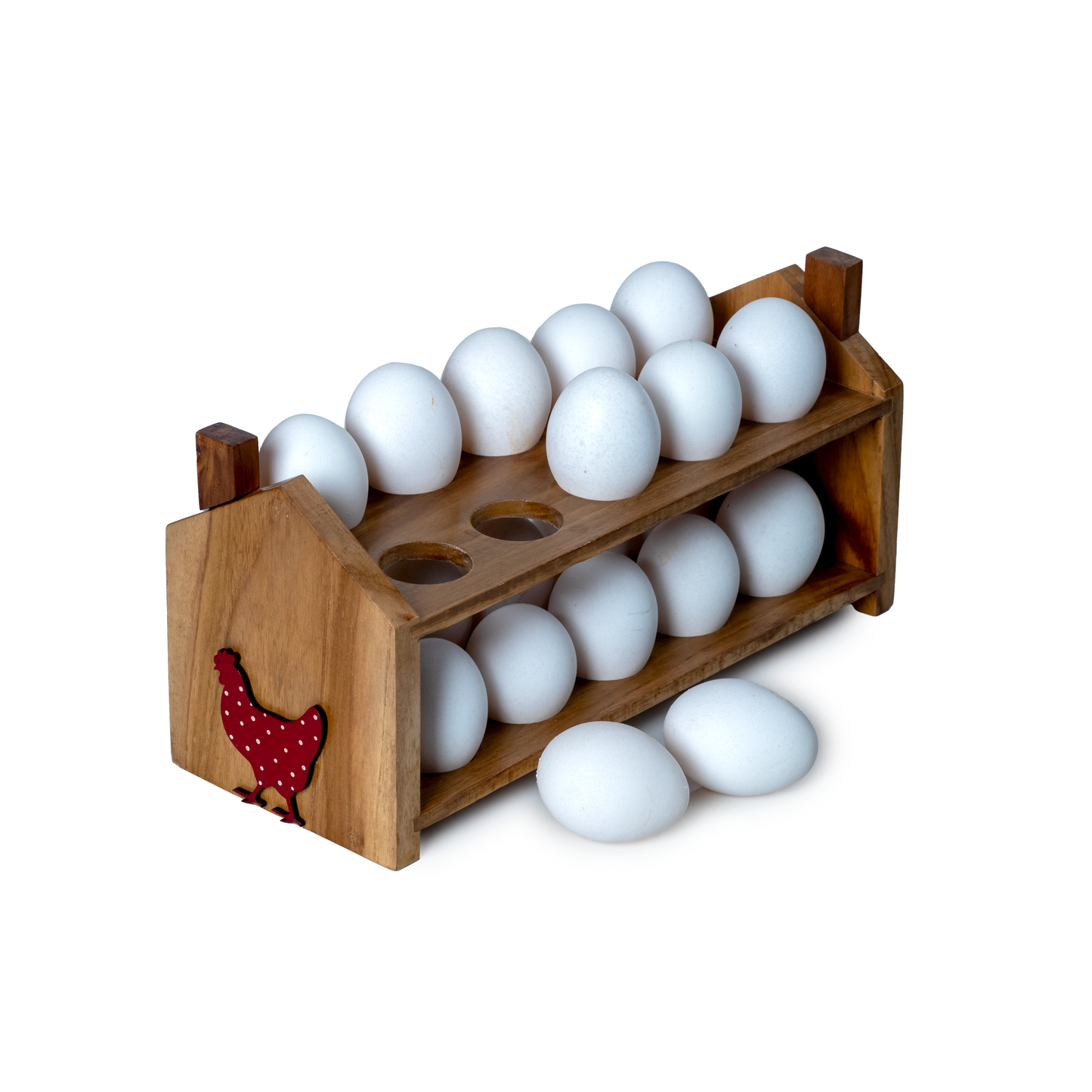 The Weaver's Nest Wooden Egg Organizer / Egg Storage