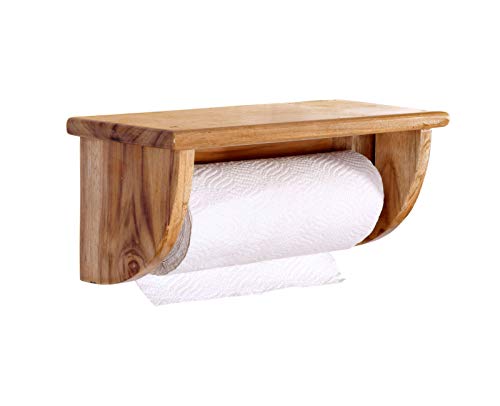 The Weaver's Nest Solid Wood Kitchen Roll /Towel Dispenser