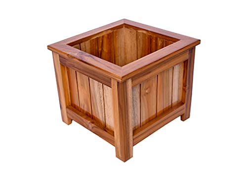 The Weaver's Nest Wooden Planter Box, Pot Holder for Home, Restaurants, Hotels, Garden, Balcony, Patio