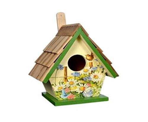 The Weaver's Nest Teak Wood Roof Bird House