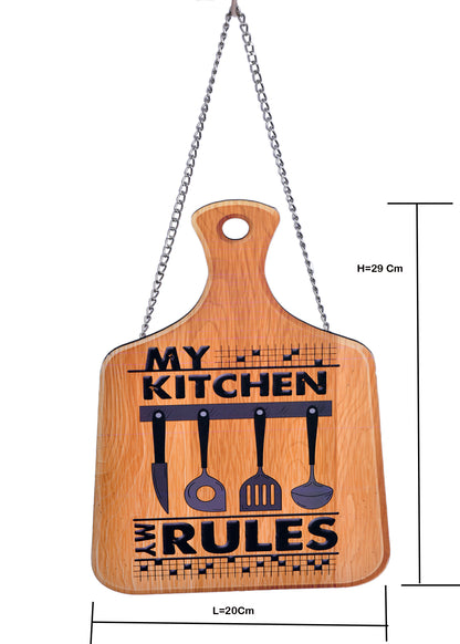 Wooden "My Kitchen"  Plaque