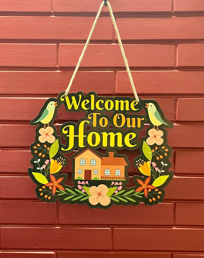 The Weaver's Nest "Welcome Home" Plaque