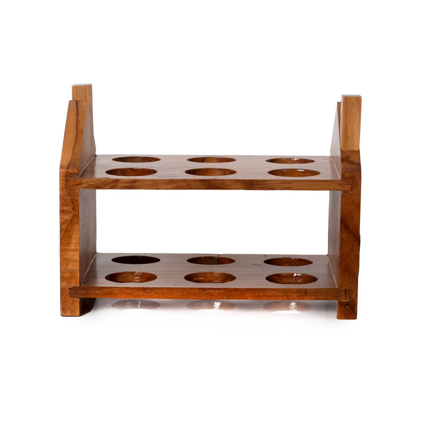 The Weaver's Nest Wooden Egg Organizer / Egg Storage Small