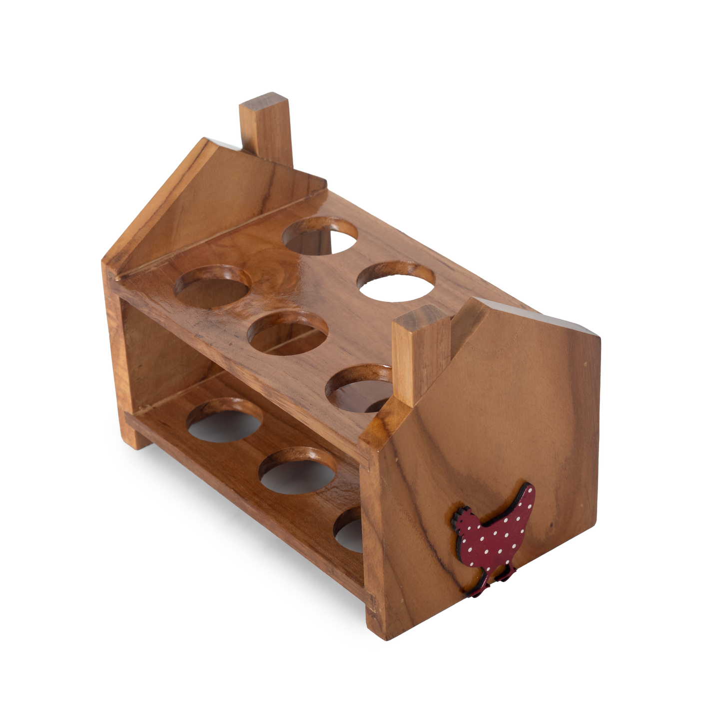 The Weaver's Nest Wooden Egg Organizer / Egg Storage Small