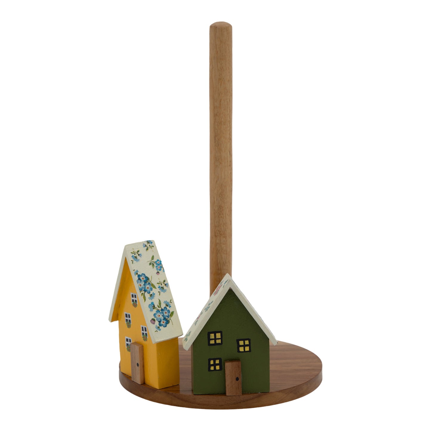 The Weaver's Nest Floral Roof Houses Kitchen Towel Holder