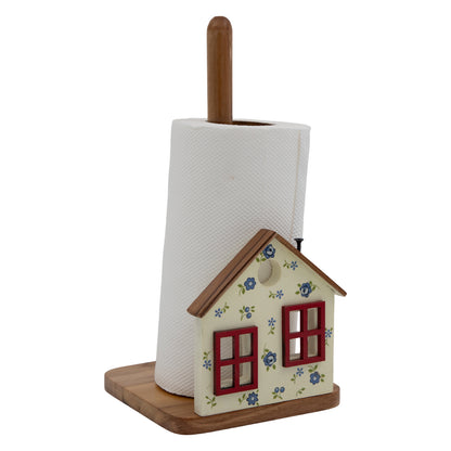 The Weaver's Nest Floral House Kitchen Towel Holder