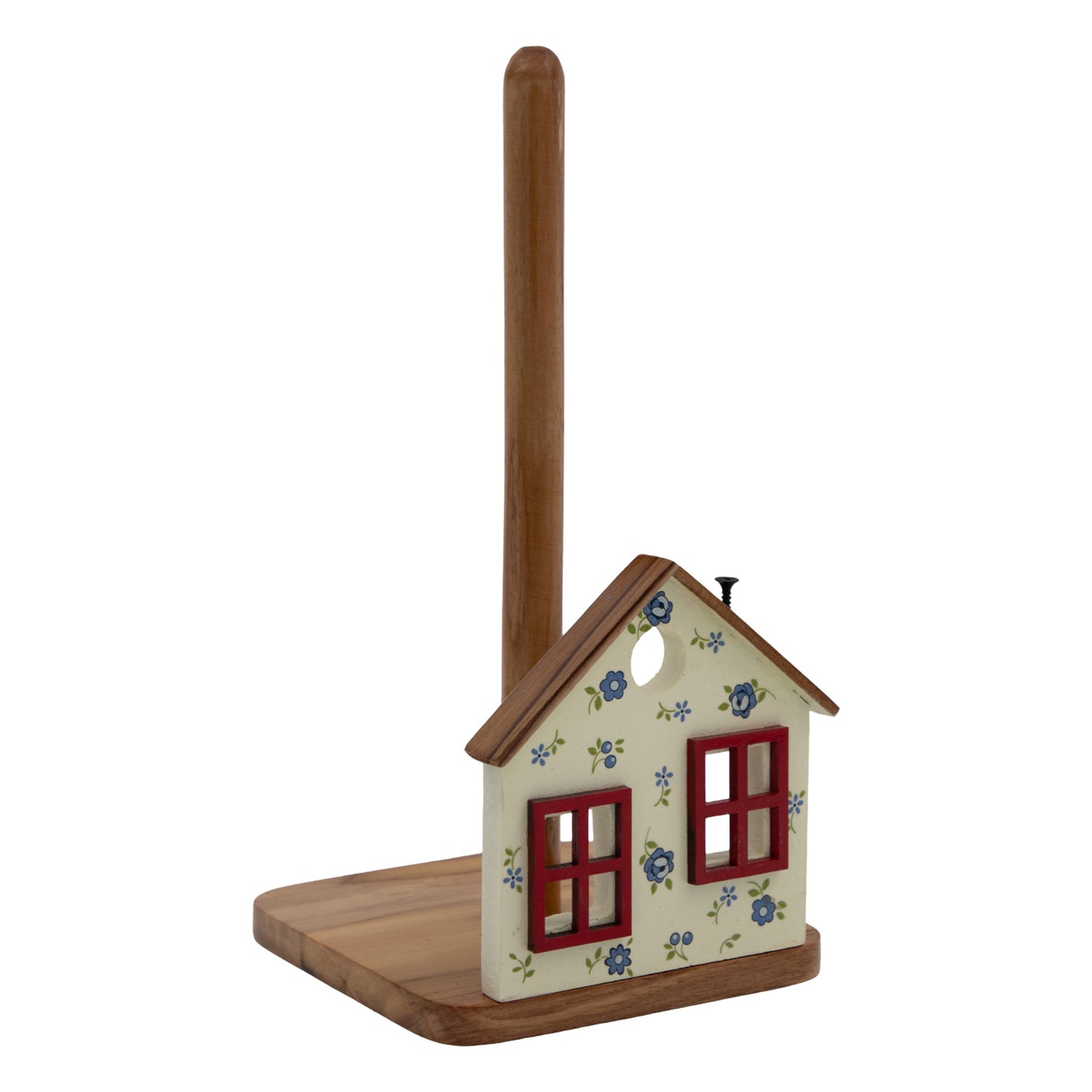 The Weaver's Nest Floral House Kitchen Towel Holder