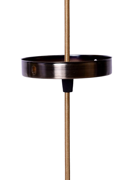 The Weaver's Nest Wood & Cane Hanging Light/Lamp