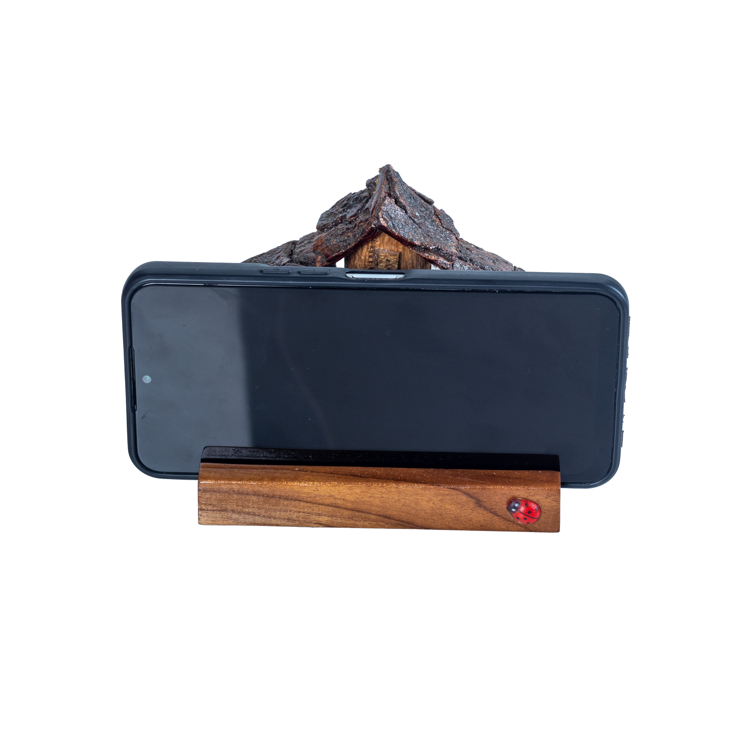 Rustic Houses in a Row Mobile Holder