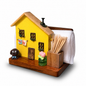 Toothpick and Napkin Holder Yellow House