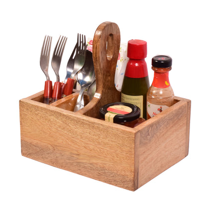 The Weaver's Nest Spoon Stand Cutlery Holder and Table Organizer for Dining Table and Kitchen