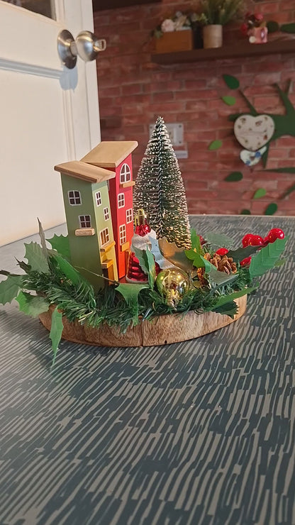 The Weaver's Nest Vintage Double House Candle Decor | Christmas Special