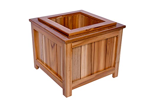 The Weaver's Nest Wooden Planter Box for Garden, Balcony, Home, Living Room- SET OF TWO