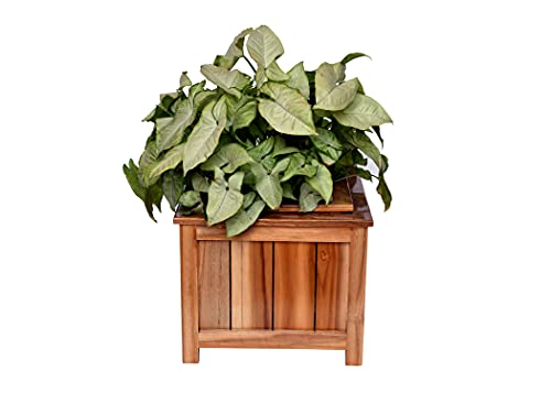 The Weaver's Nest Wooden Planter Box for Garden, Balcony, Home, Living Room- SET OF TWO