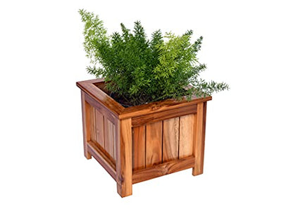 The Weaver's Nest Wooden Planter Box, Pot Holder for Home, Restaurants, Hotels, Garden, Balcony, Patio