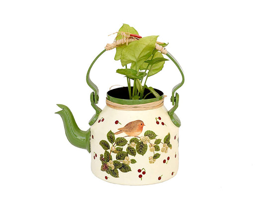 The Weaver's Nest Beautifully Hand Crafted Kettle Planter