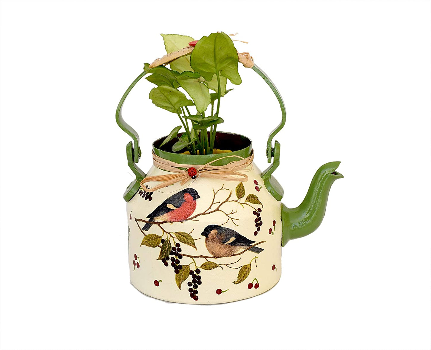 The Weaver's Nest Beautifully Hand Crafted Kettle Planter