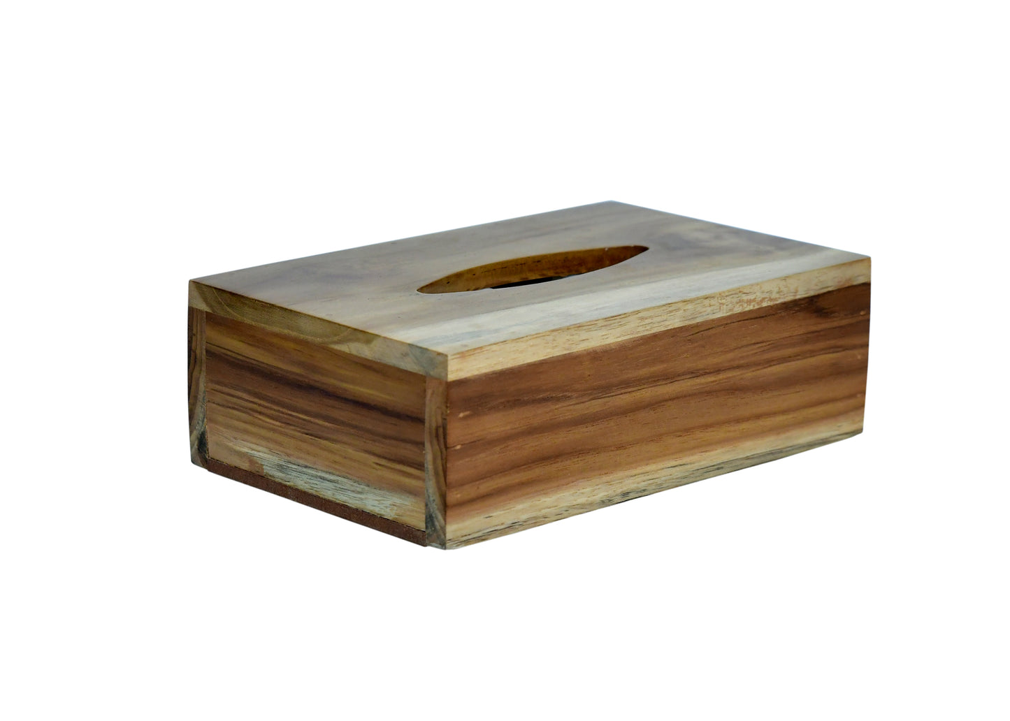 The Weaver's Nest  Natural Teak wood Napkin Holder -  For Tables - Kitchen Napkin Dispenser - Kitchen Accessories - Restaurant Storage Organizer