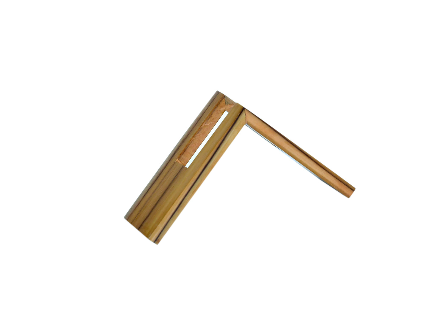 The Weaver's Nest Geometrical Natural Teak wood Napkin Holder