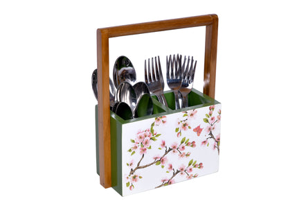 The Weaver's Nest Spoon Stand Cutlery Holder Table Organizer for Kitchen , Dining Table