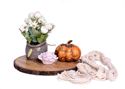 The Weaver's Nest Macramé and Wood Wall Hanging Shelf for Indoor, Living Room, Bedroom, Kitchen, Modern Home Decor